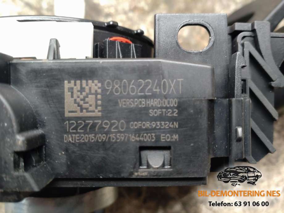 Bryter combi til Citroën Berlingo 2015-2019 (Type II, Fase 2)  (98062240XT|96561270ZD|)