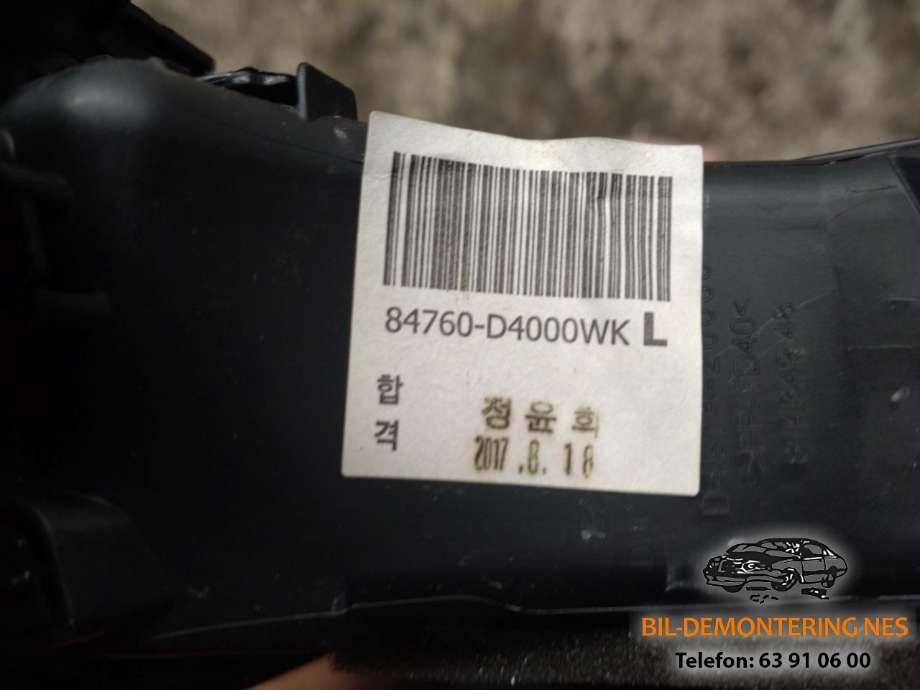 Dashbord friskluftdyse midtkonsoll til Kia Optima 2017-2020  (84760D4000|)