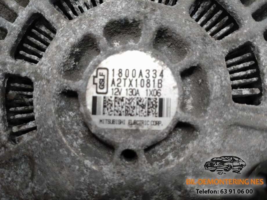 Dynamo diesel til Mitsubishi ASX 2010-2019  (MITSUBISHI|1800A334|1800A431|)