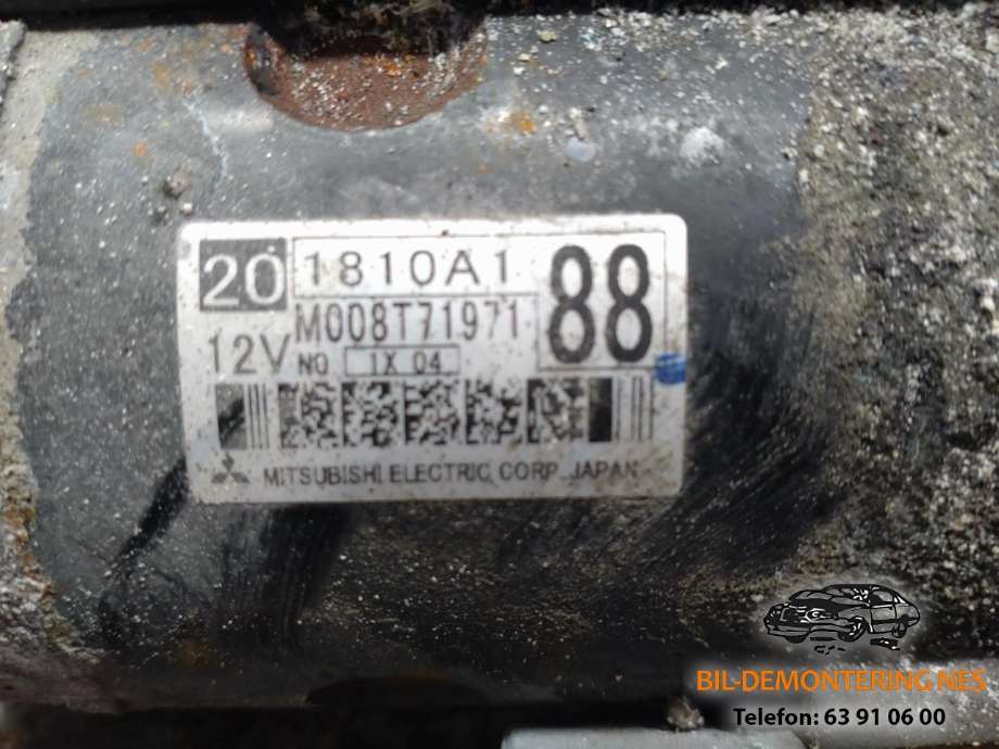 Starter diesel til Mitsubishi ASX 2010-2019  (MITSUBISHI|1810A188|)