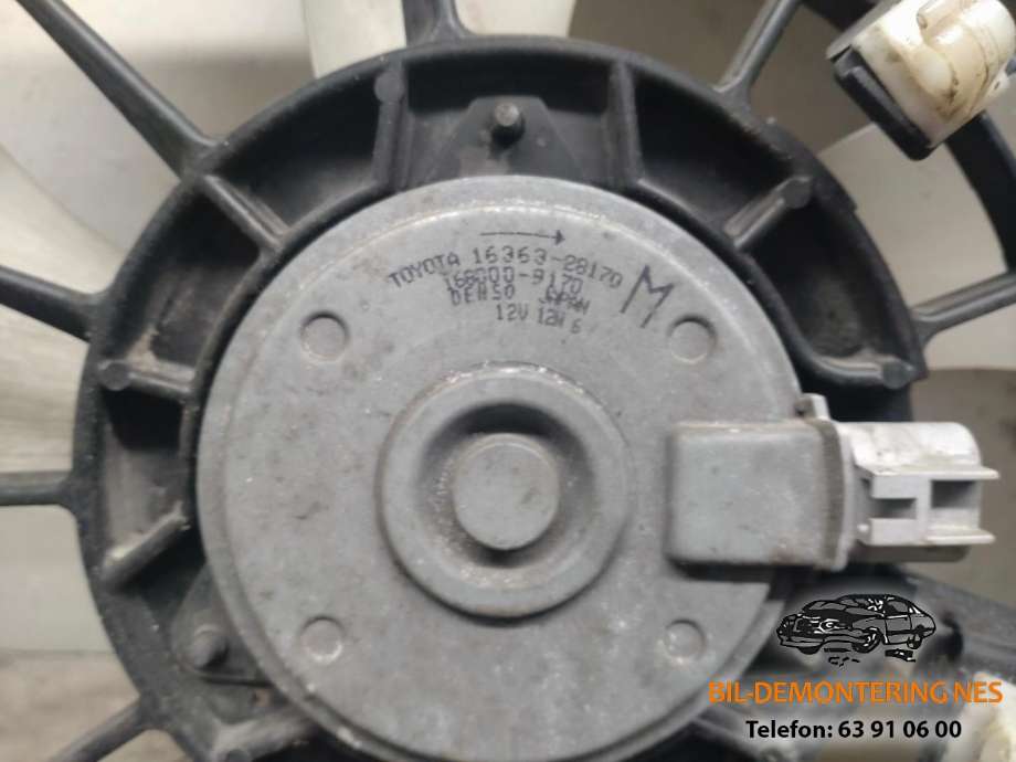 Kjølevifte elektrisk til Toyota RAV4 2009-2013 (Type III, Fase 2)  (DENSO|1636328170|1636326020|)