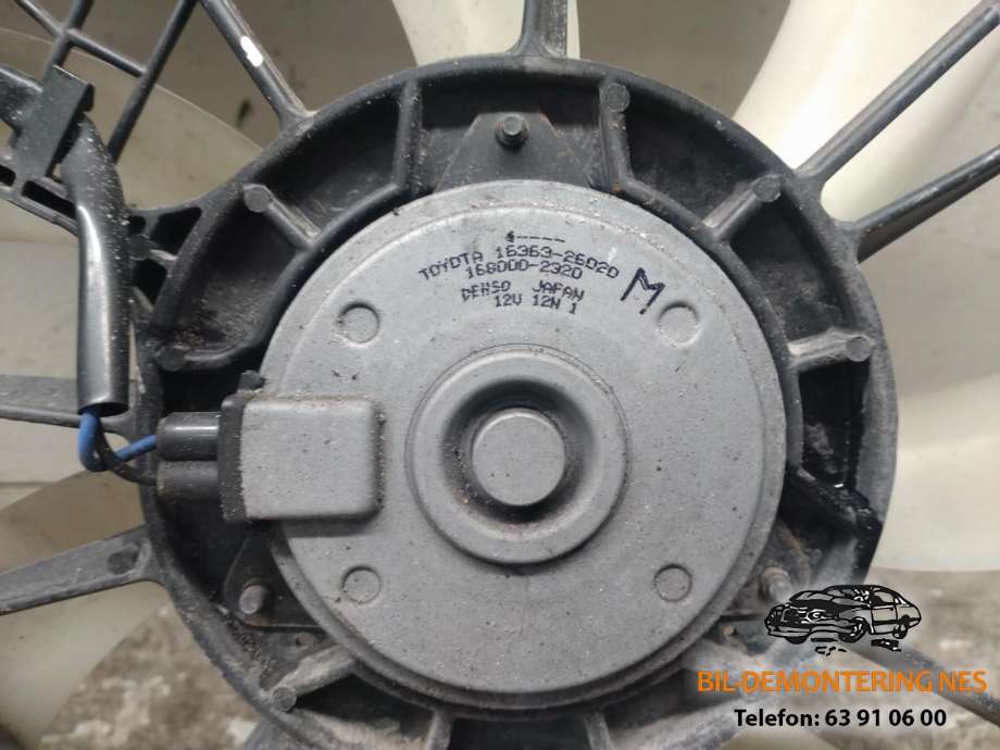 Kjølevifte elektrisk til Toyota RAV4 2009-2013 (Type III, Fase 2)  (DENSO|1636328170|1636326020|)