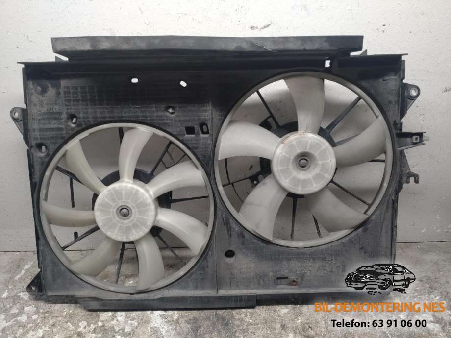 Kjølevifte elektrisk til Toyota RAV4 2009-2013 (Type III, Fase 2)  (DENSO|1636328170|1636326020|)