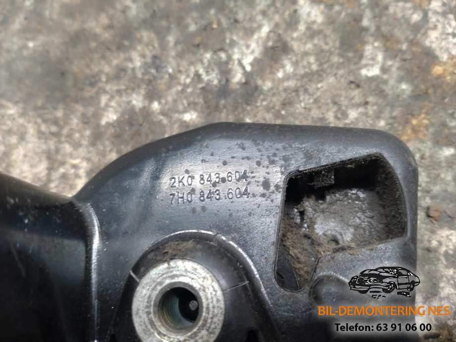 Dørlås høyre til VW Caddy 2004-2010 (Type III, Fase 1)  (2K0843604|7H0843604|3D1837016AC)