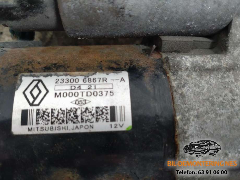 Starter til Nissan Qashqai 2014-2021 (Type II)  (M000TD0375|233006867R|)