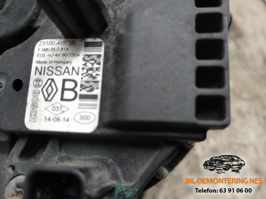 Dynamo til Nissan Qashqai 2014-2021 (Type II)  (231004BE0B|)