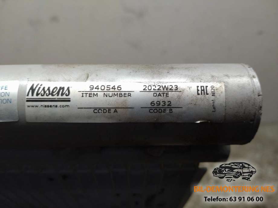 Aircondition radiator til Nissan Qashqai 2014-2021 (Type II)  (9211000Q0A|921004EA0A|)
