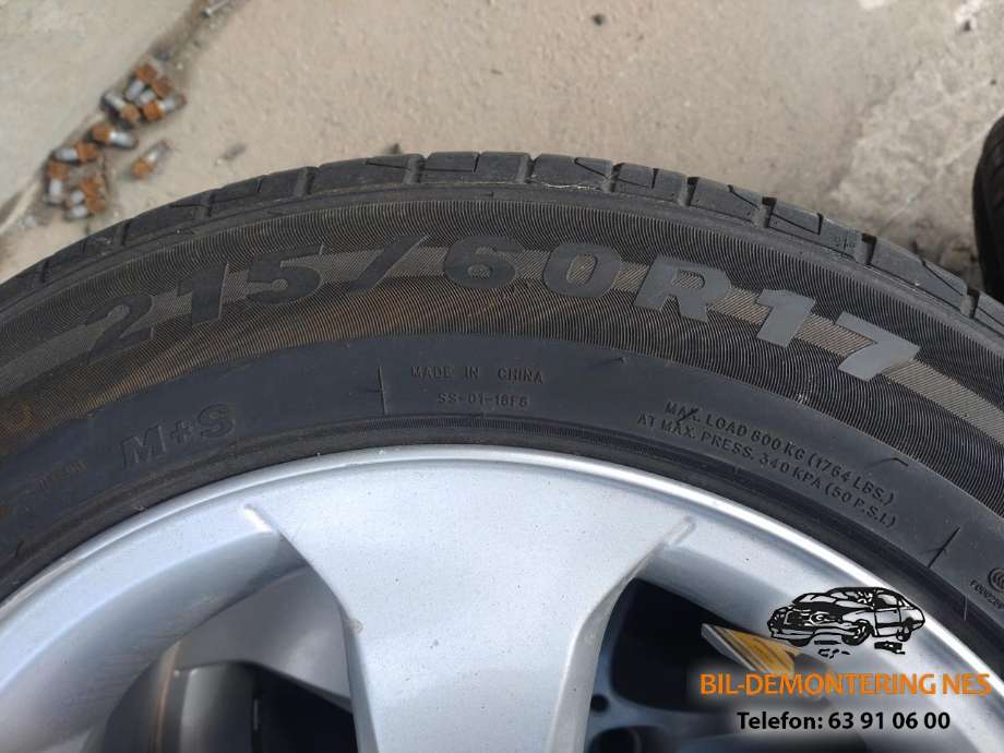Hjulsett aluminium sommer til BMW X3 2007-2010 (Fase 2) (E83) (E83) 
