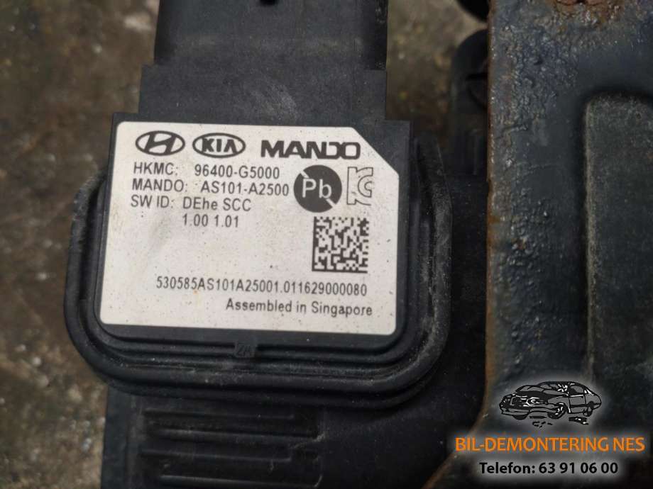 Sensor radar til Kia Niro 2016-2021  (96400-G5000|AS101-A2500|)