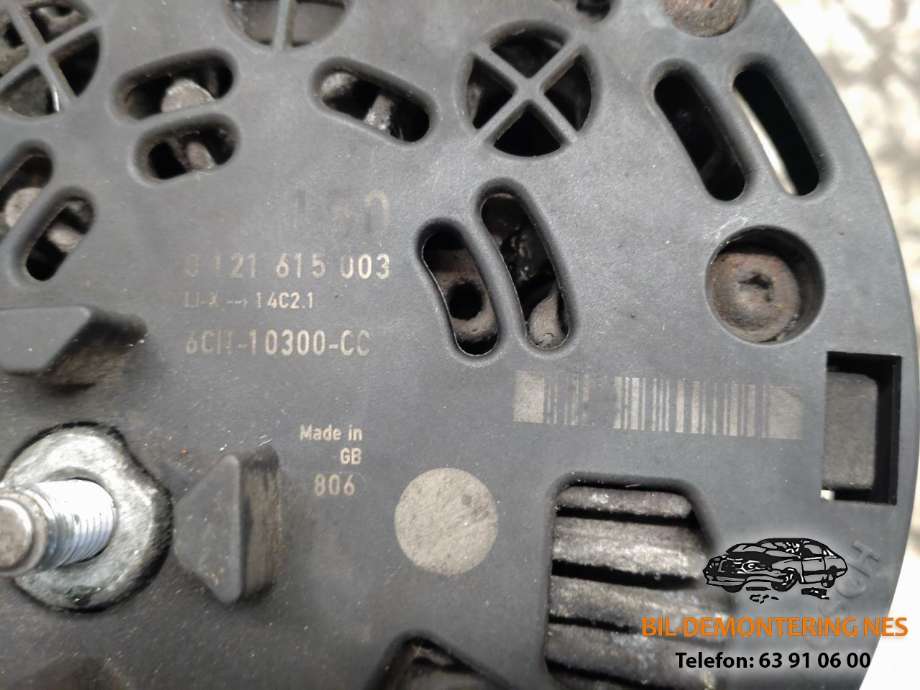 Dynamo diesel til Ford Transit 2006-2013  (0121615003|6CII10300CC|)