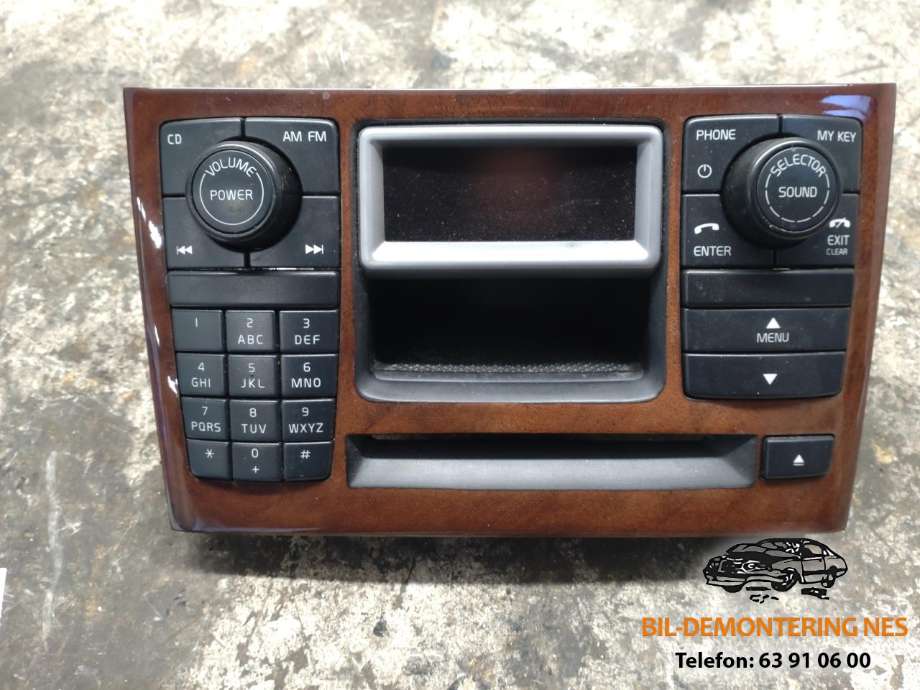 Bilstereo betjeningspanel til Volvo XC90, 2002-2006 (Type I, Fase 1) (31300452)