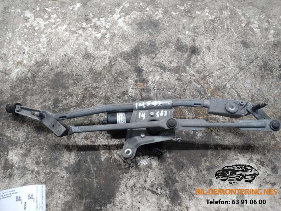 Viskermotor frontrute komplett m/overføring til Volvo V70, 2000-2004 (Type II, Fase 1)  (09151848)