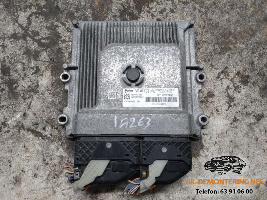 Styreenhet motor til Peugeot 308, 2013-2021 (Type II)  (VALEO|9812338980)
