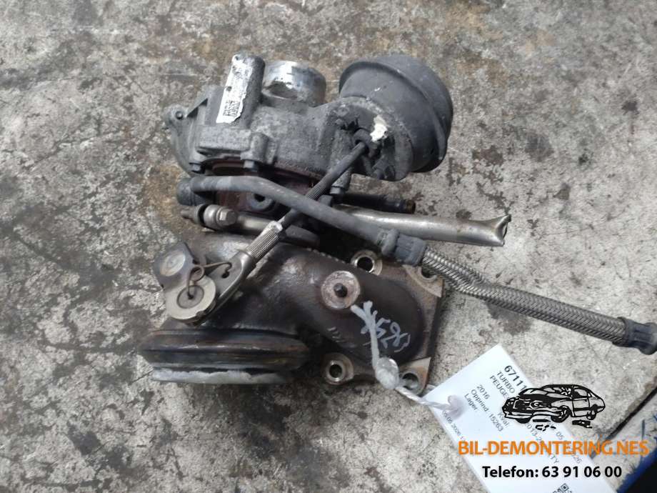 Turbo til Peugeot 308, 2013-2021 (Type II)  