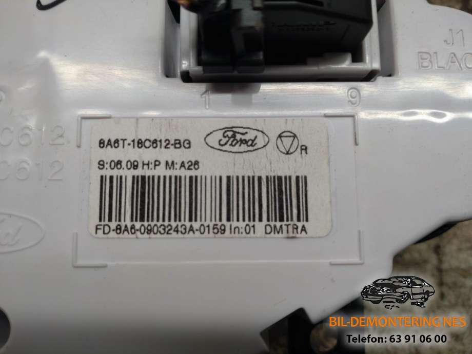 Varmeapparat betjening til Ford Fiesta 2008-2012 (Type VI, Fase 1)