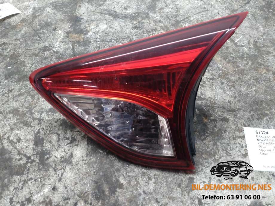 Baklykt høyre indre til Mazda CX-5, 2012-2017 (Type I)  