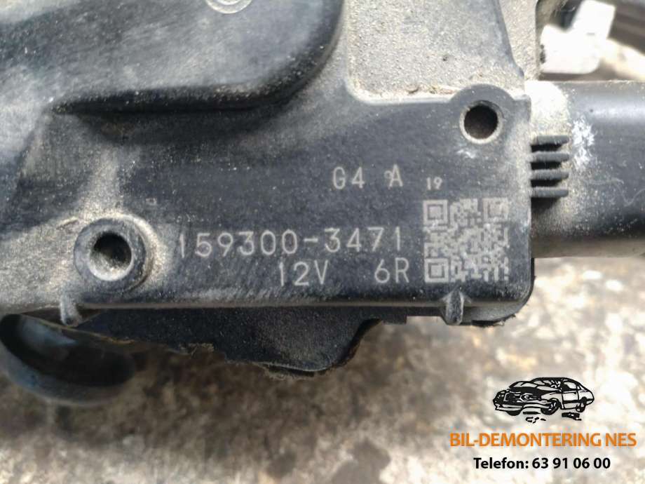 Viskermotor frontrute komplett m/overføring til Mitsubishi Outlander 2012-2015 (Type III, Fase 1)  (159300-3471|)