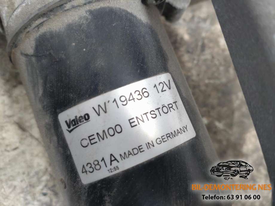Viskermotor frontrute komplett m/overføring til Citroën DS4 2011-2017  (W19436|4381A|)