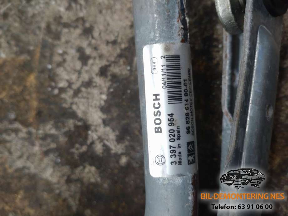 Viskermotor frontrute komplett m/overføring til Citroën Berlingo 2008-2015 (Type II, Fase 1)  (0390241621|3397020954|)