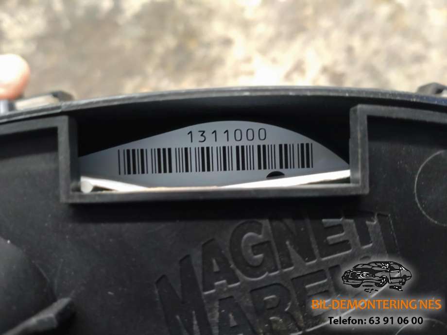 Instrumentpanel til Citroën Berlingo 2008-2015 (Type II, Fase 1)  (1311000|EA14X5C1|)