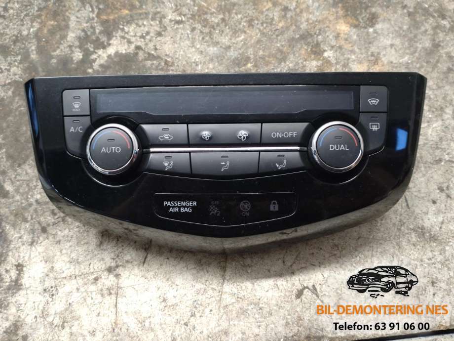 Varmeapparat betjening til Nissan Qashqai, 2014-2021 (Type II)  