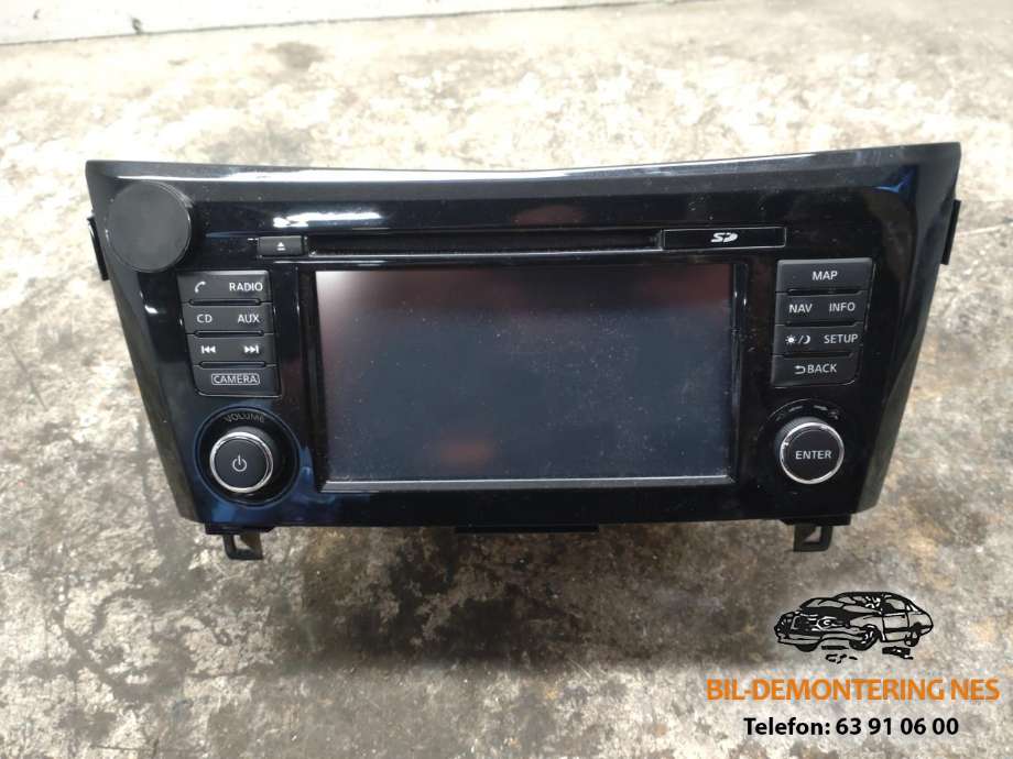 Multimedia display (MCU - Media Controller Unit) til Nissan Qashqai, 2014-2021 (Type II)  
