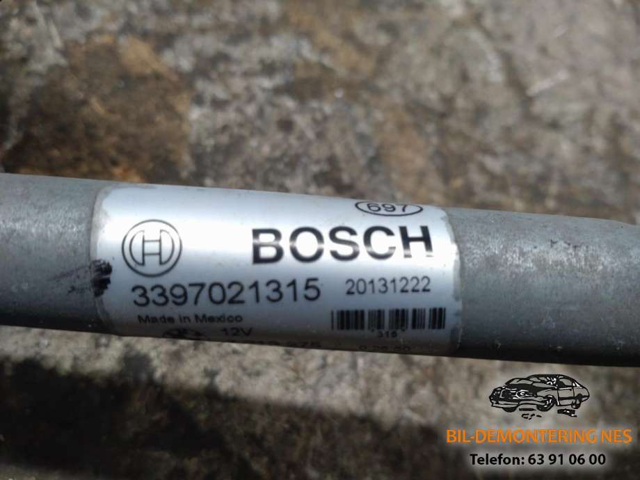 Viskermotor frontrute komplett m/overføring til BMW X3 2010-2017 (F25) (F25) (BOSCH|6004FA0023|)