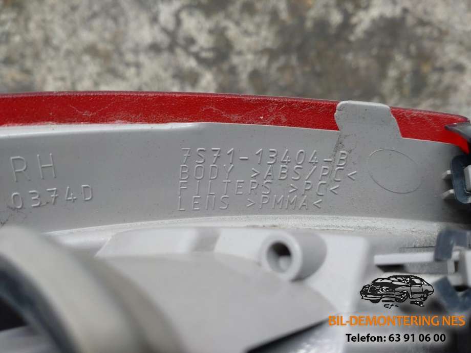 Baklykt høyre ytre til Ford Mondeo 2007-2010 (Type IV, Fase 1)  