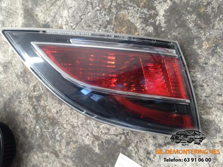 Baklykt venstre indre til Mazda 6, 2010-2013 (Type II, Fase 2)  
