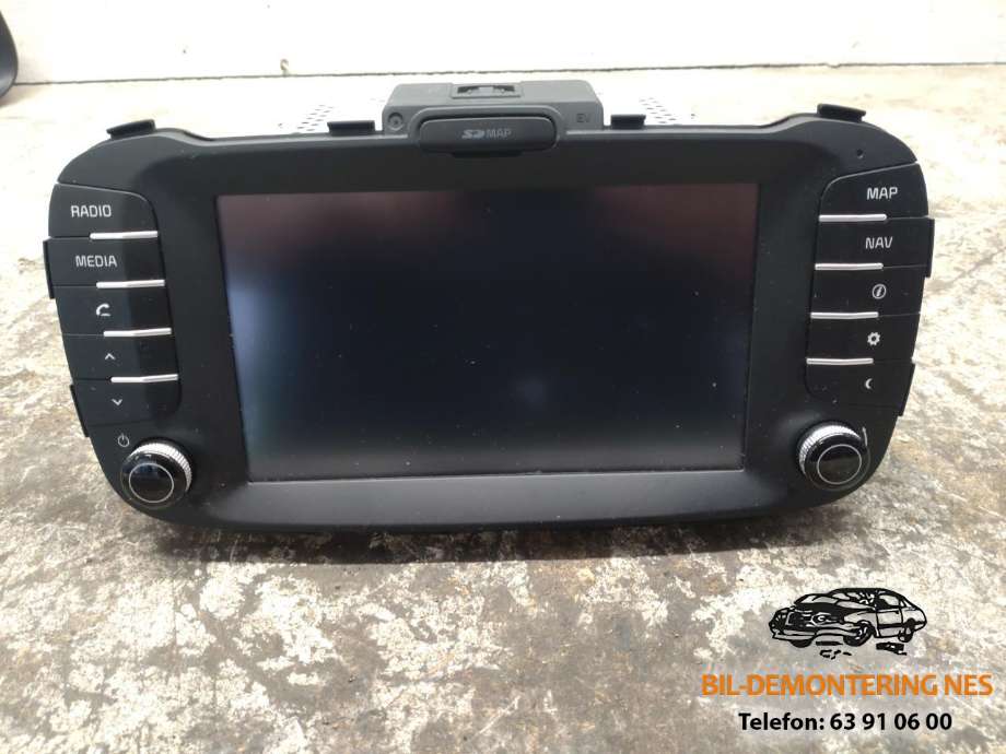 Multimedia display (MCU - Media Controller Unit) til Kia Soul, 2014-2019 (Type II)  (96560-E4021CA)