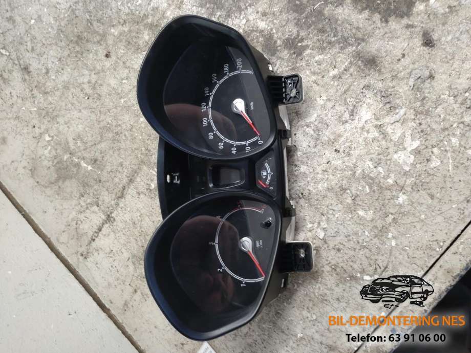 Instrumentpanel til Ford Fiesta, 2008-2012 (Type VI, Fase 1)  