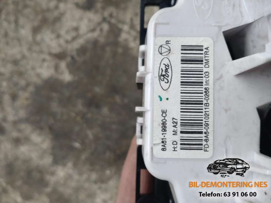 Varmeapparat betjening til Ford Fiesta 2008-2012 (Type VI, Fase 1)  