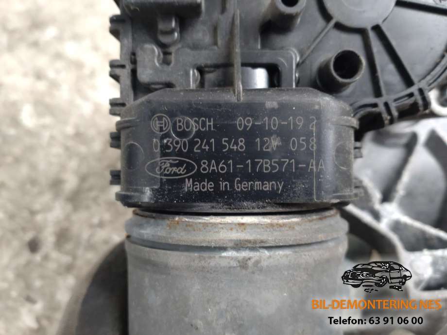 Viskermotor frontrute komplett m/overføring til Ford Fiesta 2008-2012 (Type VI, Fase 1)  (0390241548|)