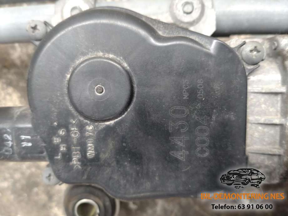 Viskermotor frontrute komplett m/overføring til Nissan Qashqai 2014-2021 (Type II)  