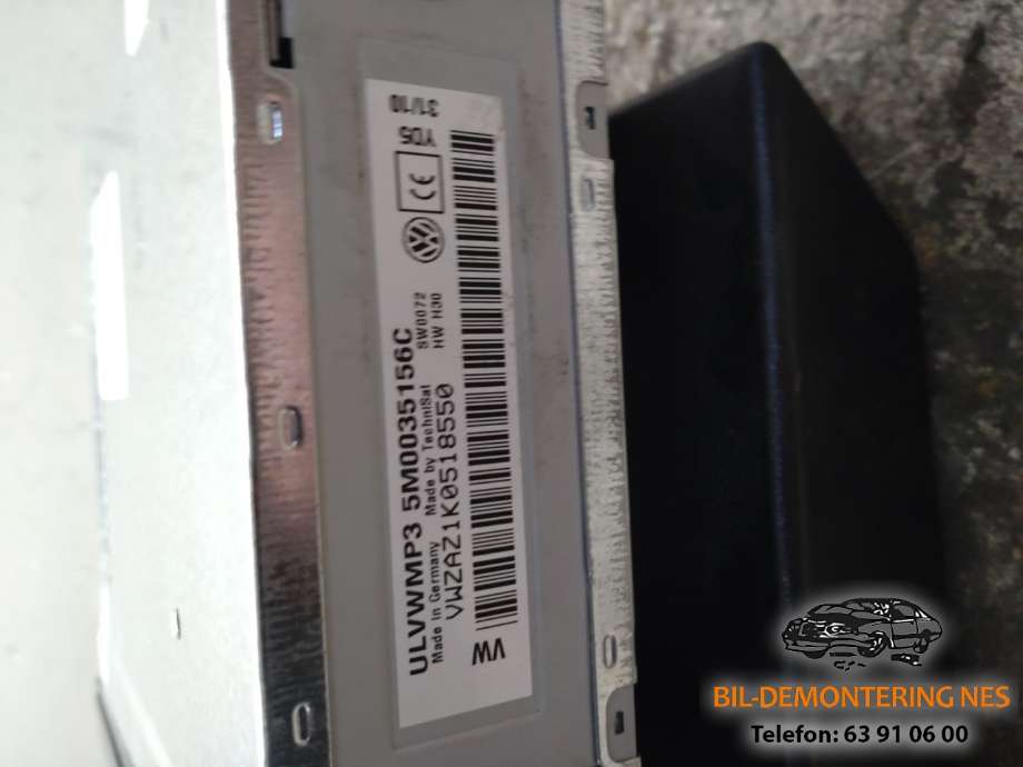 Bilstereo til VW Polo 2009-2014 (Type V, Fase 1) (|5M0035156C)