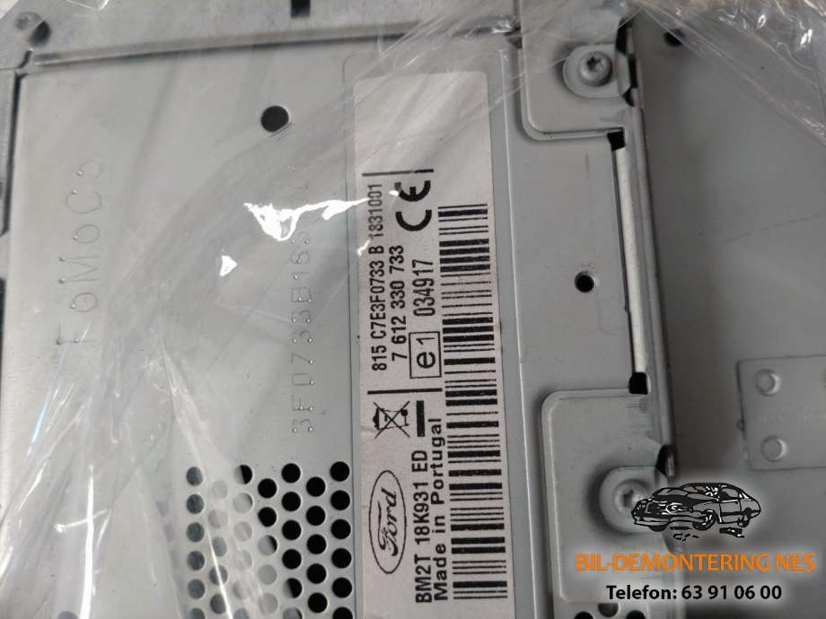 Multimedia display (MCU - Media Controller Unit) til Ford Galaxy 2010-2015 (Type III, Fase 2)