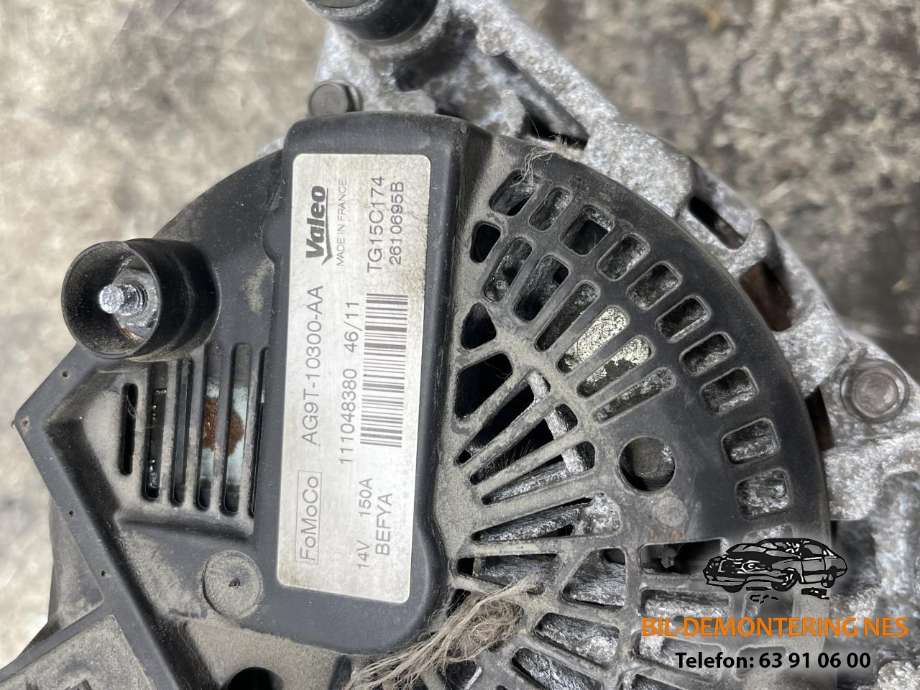 Dynamo diesel til Ford Galaxy 2010-2015 (Type III, Fase 2) (VALEO|AG9T-10300-AA|)