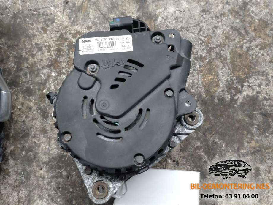 Dynamo diesel til Citroën C5 2008-2017 (Type II)  (VALEO|9675753680|)