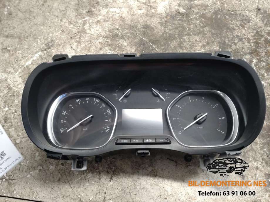 Instrumentpanel til Toyota Proace, 2016-->> (Type II)  