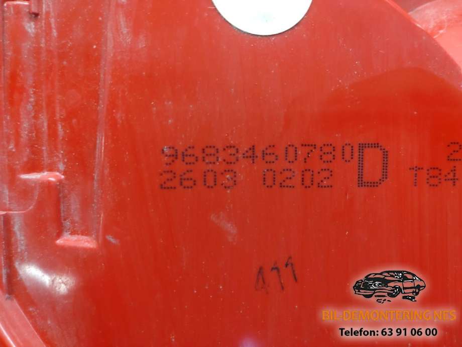Baklykt høyre ytre til Peugeot 3008 2009-2016 (Type I)