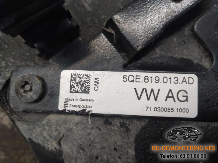 Varmeapparat register til VW e-Golf 2017-2020 (Fase 2)  (5QE819013AD|)