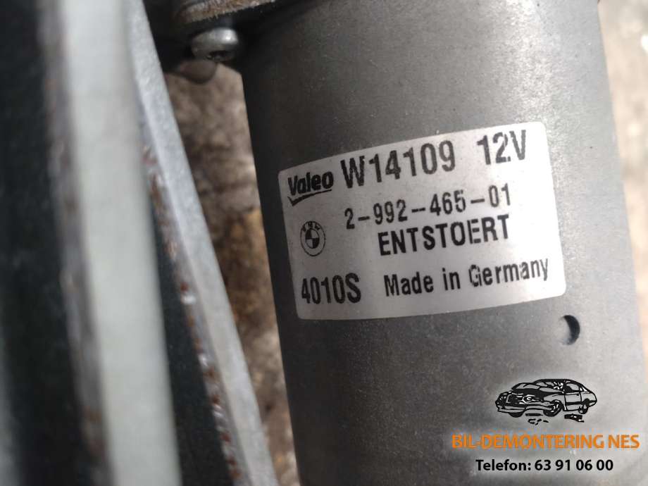 Viskermotor frontrute komplett m/overføring til BMW X1 2009-2015 (E84) (E84) (W14109|299246501|)