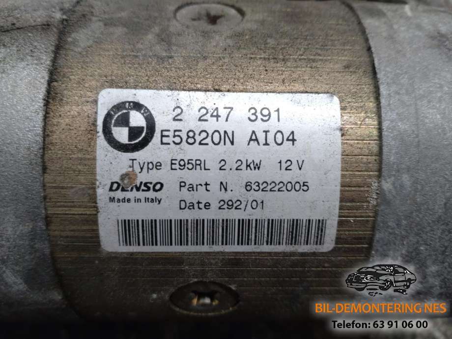 Starter diesel til BMW 5-Serie 1996-2003 (E39) (E39) 