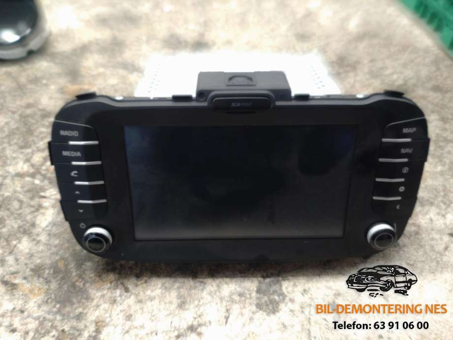 Multimedia display (MCU - Media Controller Unit) til Ford Fiesta, 2013-2017 (Type VI, Fase 2)  