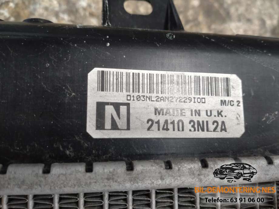 Radiator (automat gir) til Nissan E-NV200 2014-->>  
