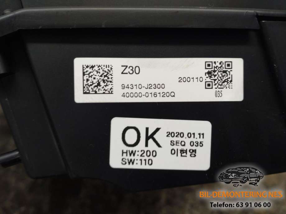 Instrument head-up display (HUD) til Kia e-Soul 2019-->> (Type III)  