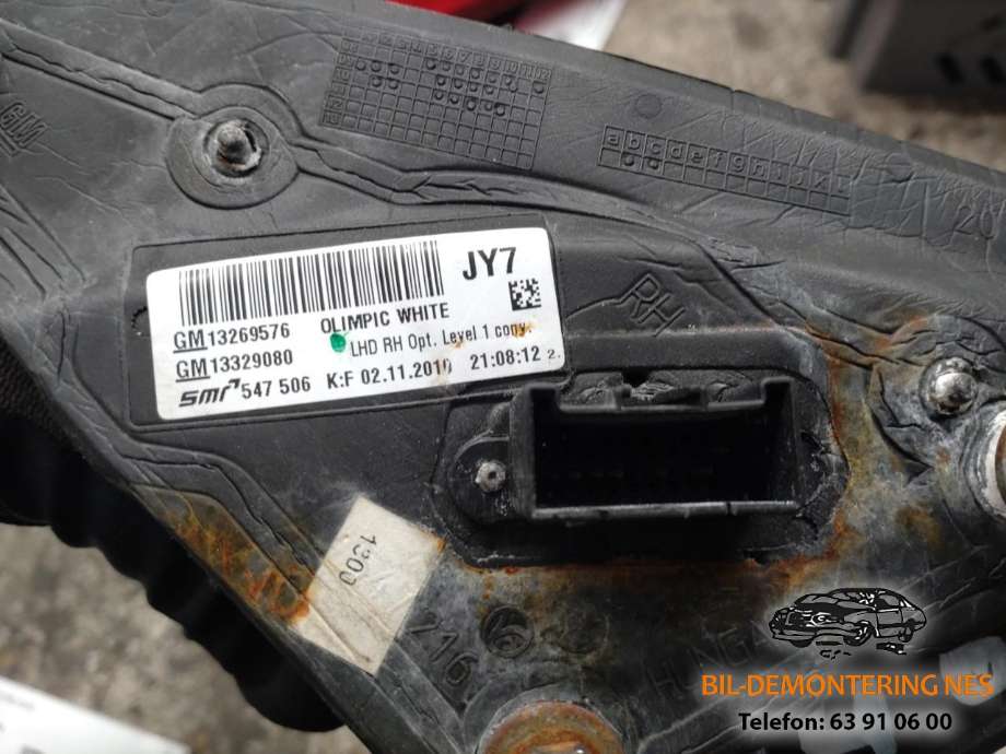 Speil høyre til Opel Insignia A 2009-2014