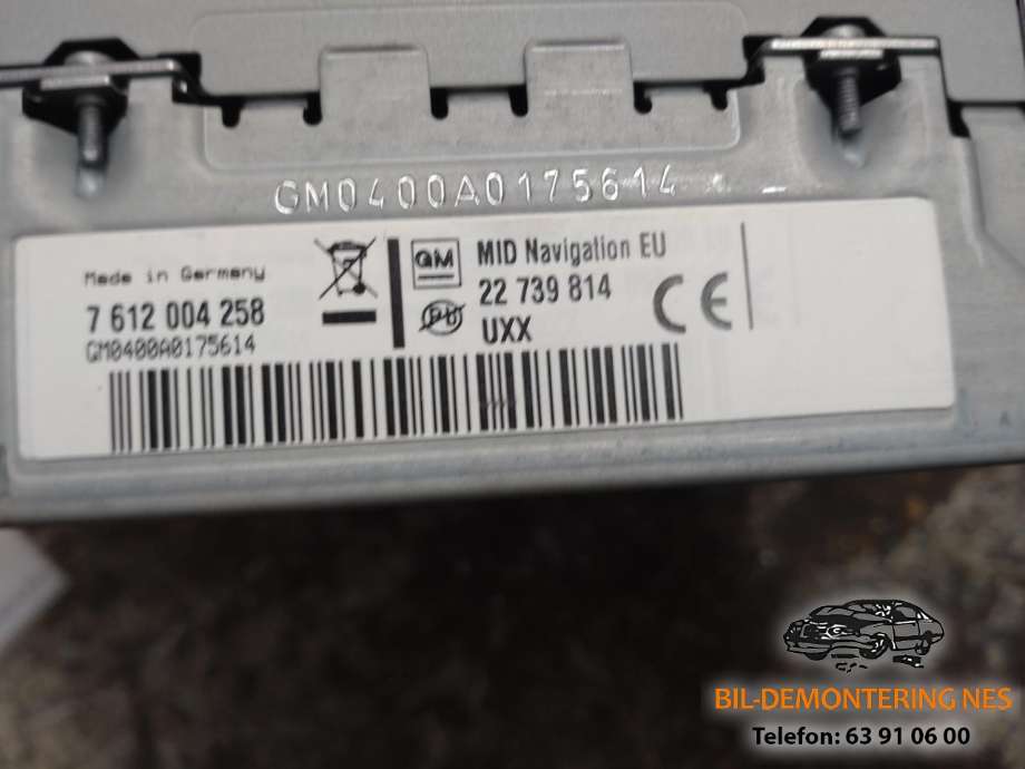 Bilstereo til Opel Insignia A 2009-2014  