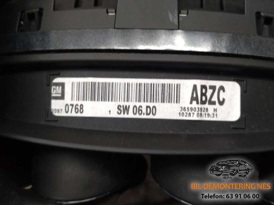 Instrumentpanel til Opel Insignia A 2009-2014  