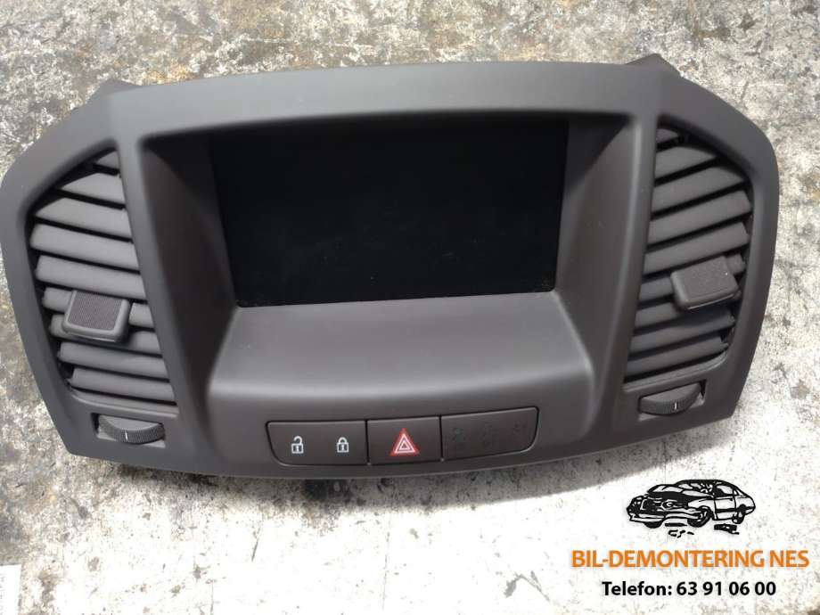 Multimedia display (MCU - Media Controller Unit) til Opel Insignia A, 2009-2014  
